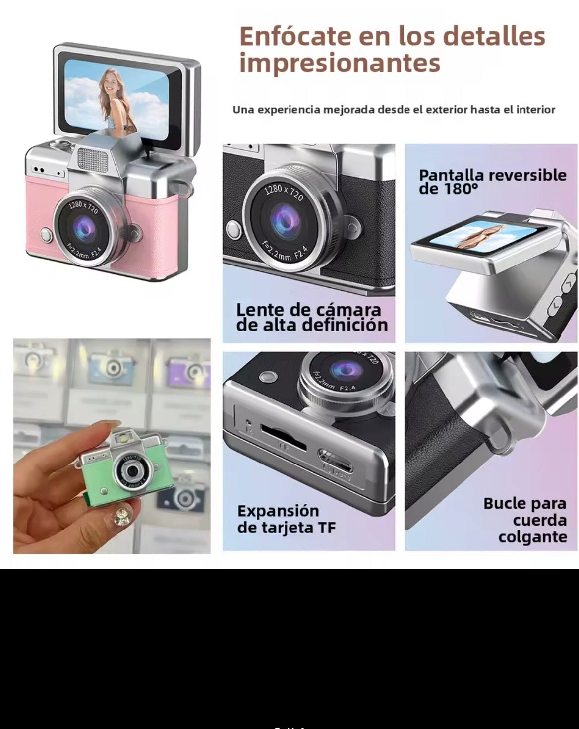 Cámara Retro para inmortalizar tus memorias