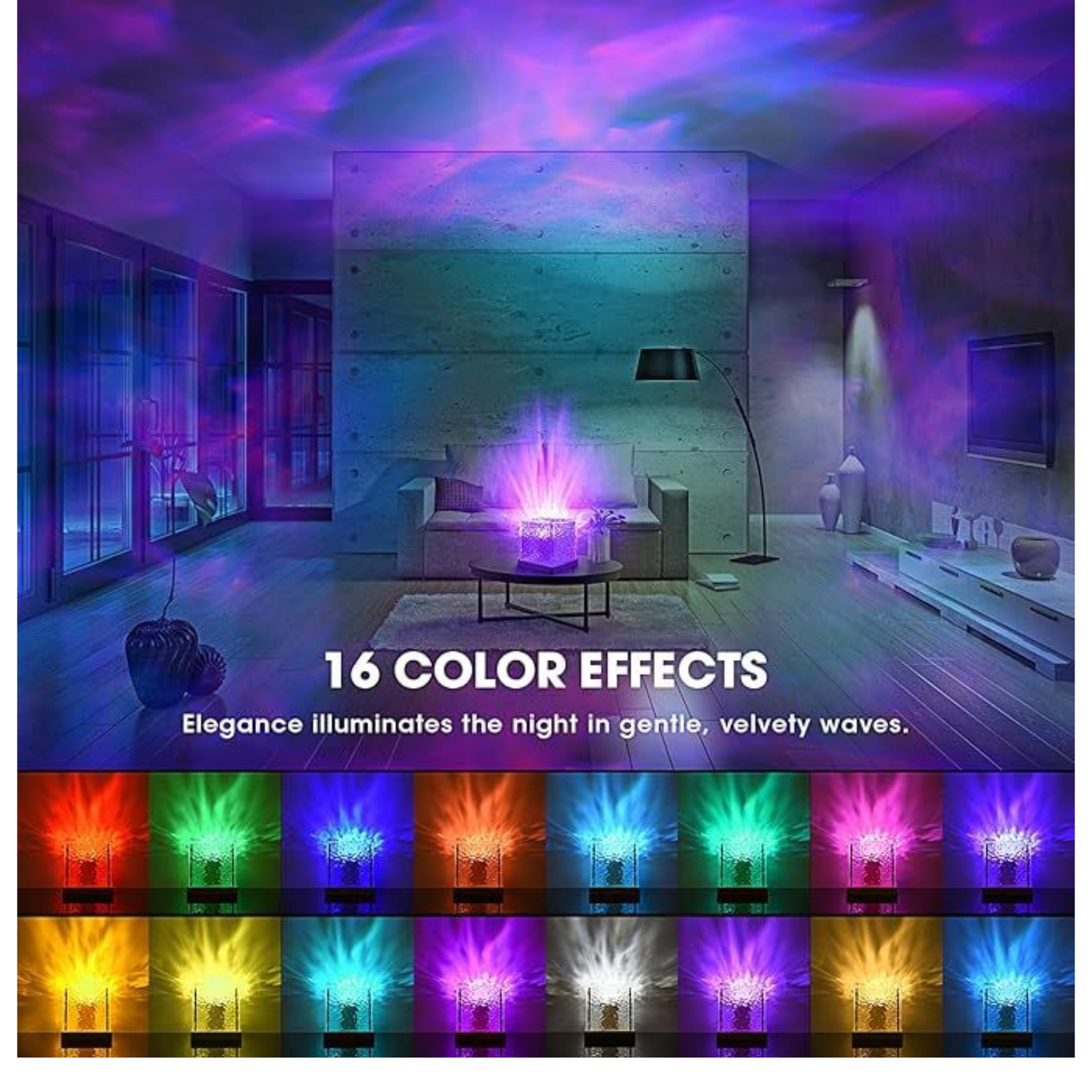 Lampara De Ondas De Agua