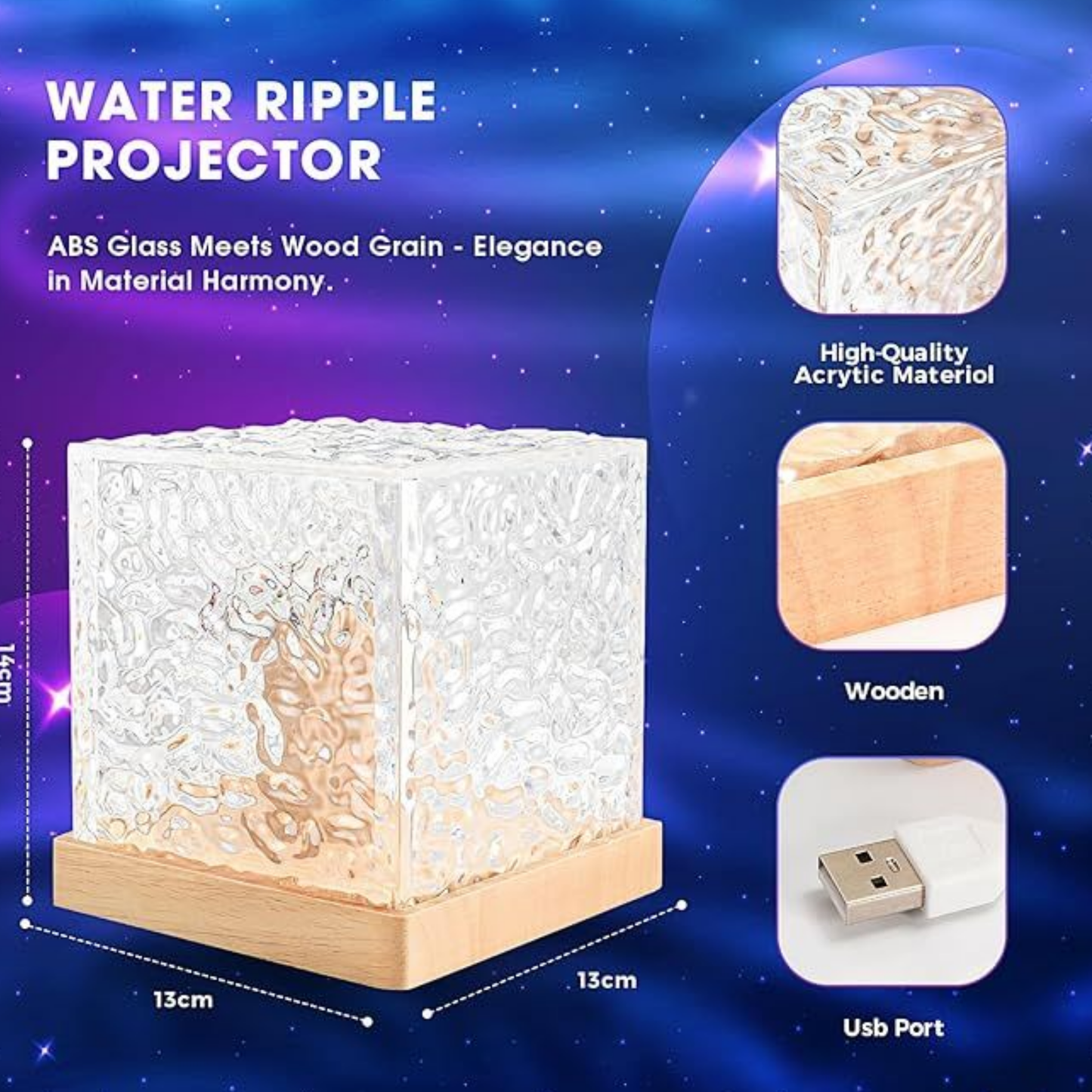 Lampara De Ondas De Agua